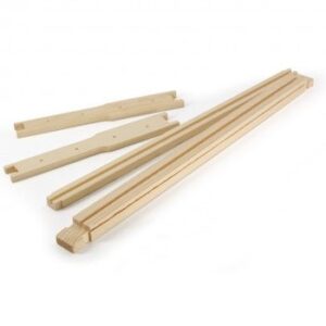 9 1/8" Deep Unassembled Frames - Groove Top and Groove Bottom without Holes in Endbars - 10 Pack