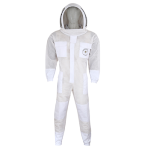 Three Layer Mesh Suit, White