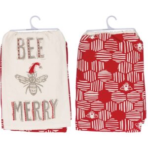 Bee Merry Dish Towel Set