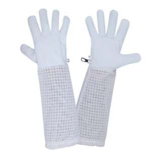 Three Layer Mesh Ventilated Gloves, White