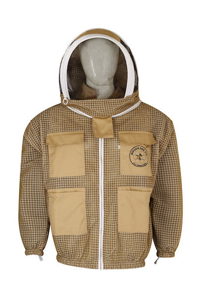 Three Layer Mesh Jacket, Khaki