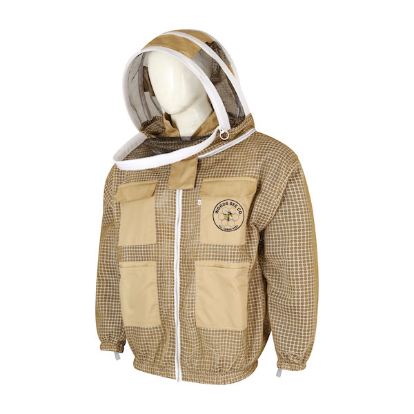 Three Layer Mesh Jacket, Khaki - Image 2