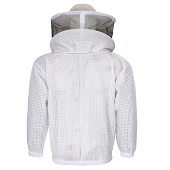 Three Layer Mesh Jacket, White - Image 3