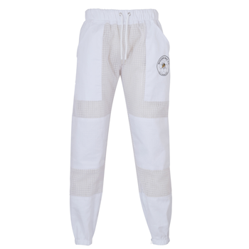 Three Layer Mesh Pant, White